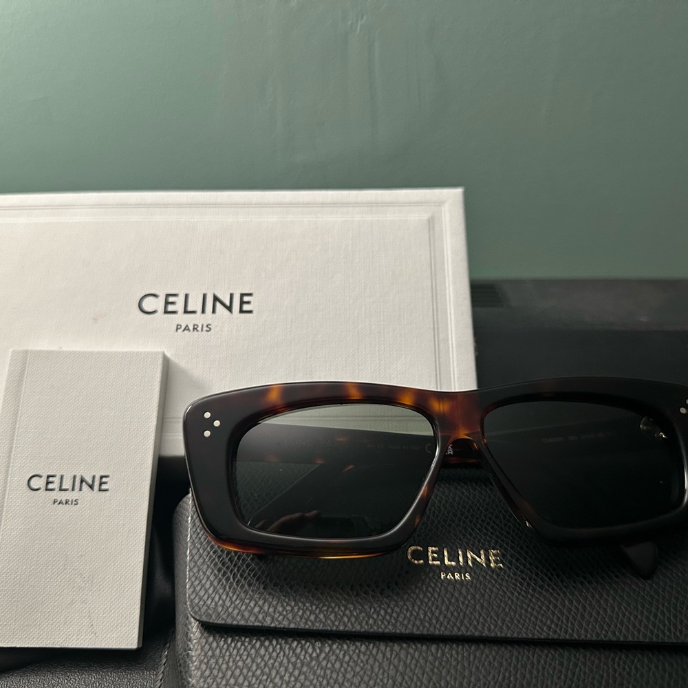Celine Brown Tortoise Sunglasses